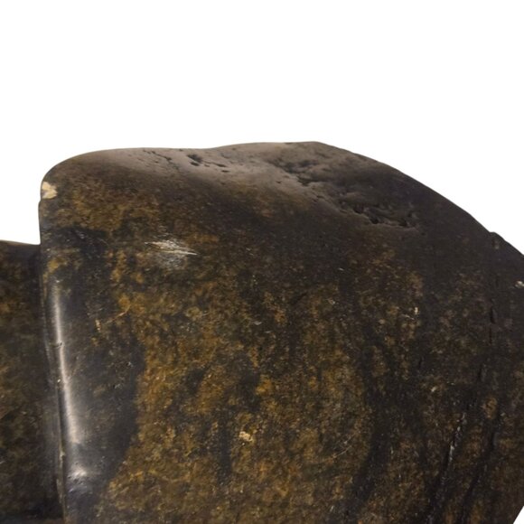 Carved Stone Family Sculpture Trio Statue Home Decor Carving 8 inch - Picture 6 of 16